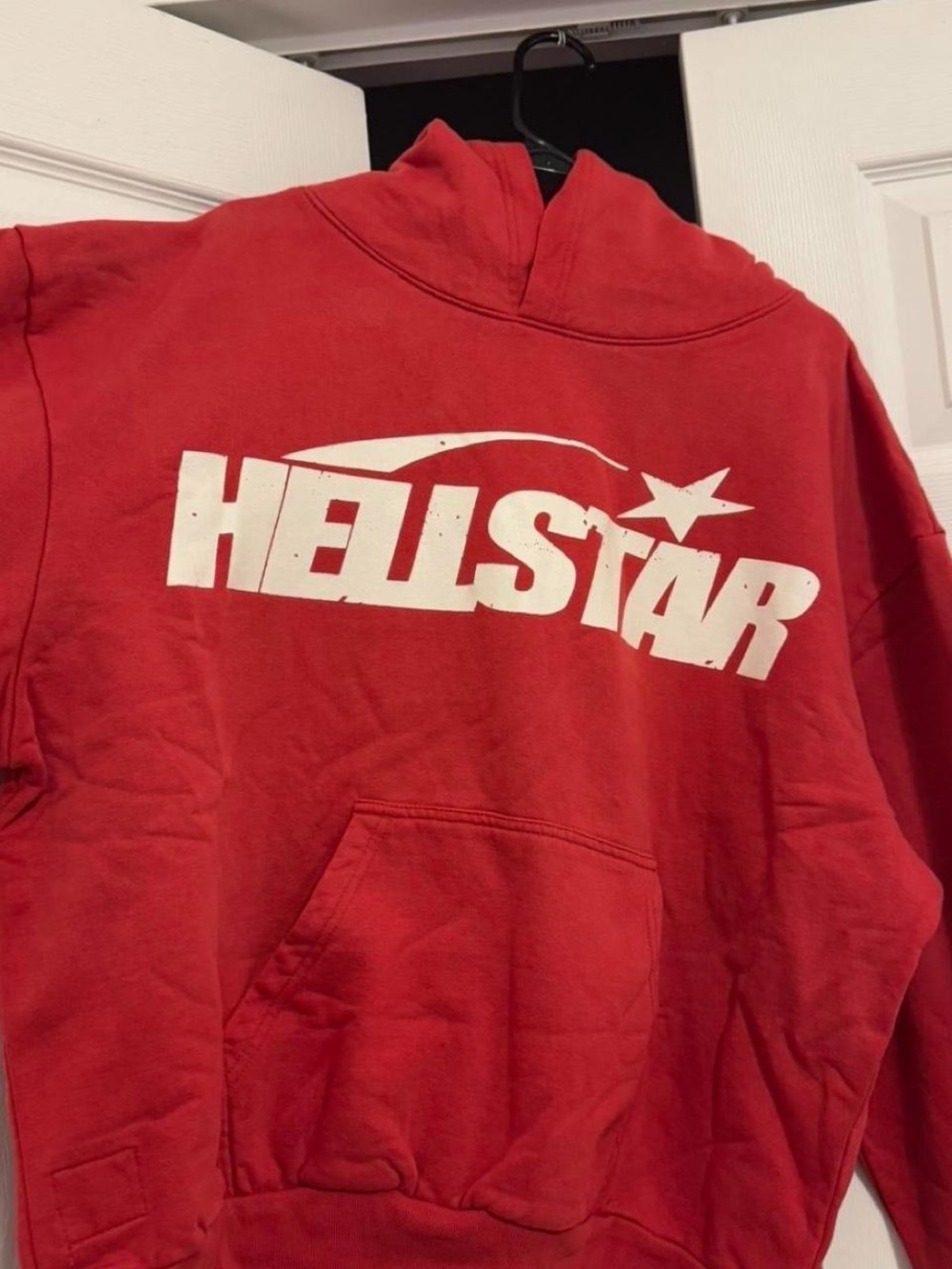 Hellstar Red Crewneck Sweatshirt Hoodie for Men